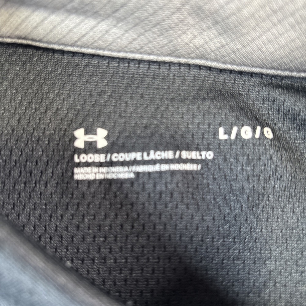 Under Armour Men's Polo Shirt Large Black Short Sleeve - Picture 4 of 11